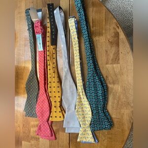 Elegant Multicolor Bow Tie Set